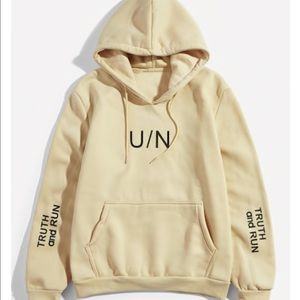 Tan Graphic Hoodie